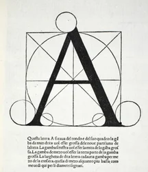 A, illustration de 